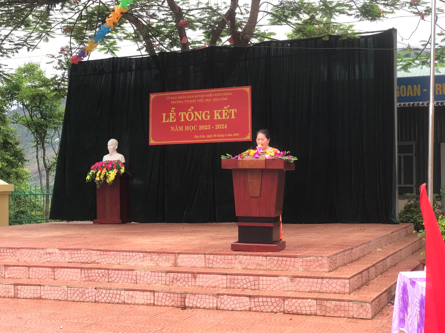 Trường PTDTBT Tiểu học Keo Lôm tổ chức Lễ tổng kết  năm học: 2023-2024