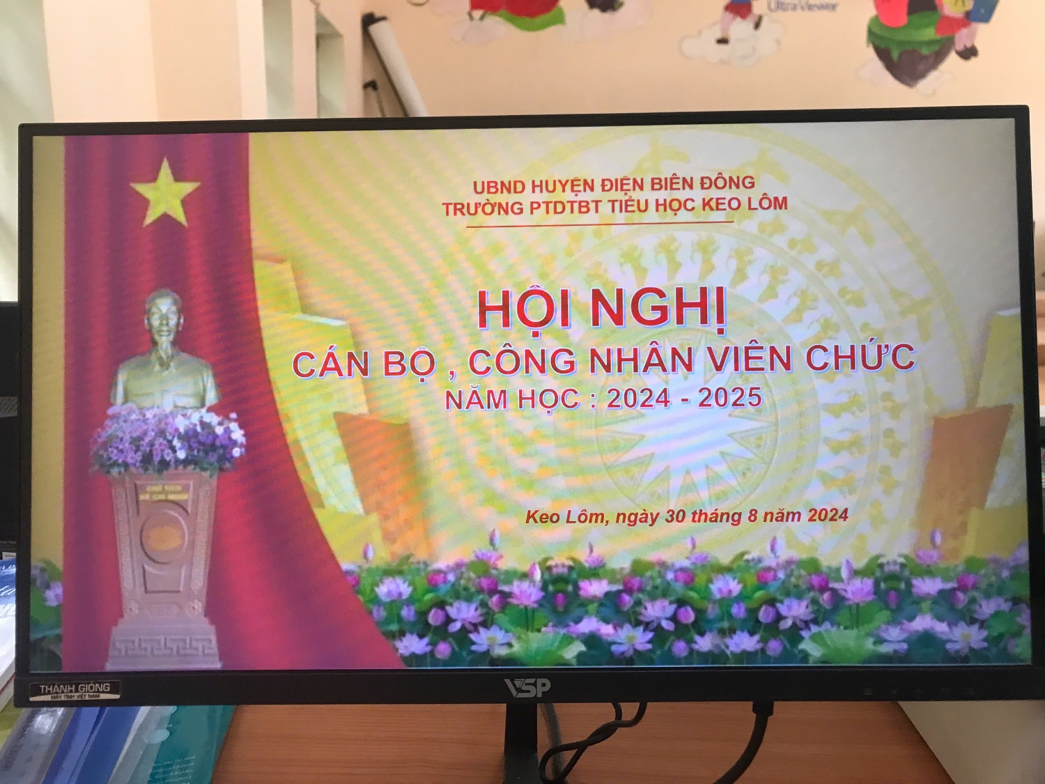 TRƯỜNG PTDTBT TIỂU HỌC KEO LÔM TỔ CHỨC HỘI NGHỊ CÔNG NHÂN VIÊN CHỨC, NĂM HỌC 2024-2025